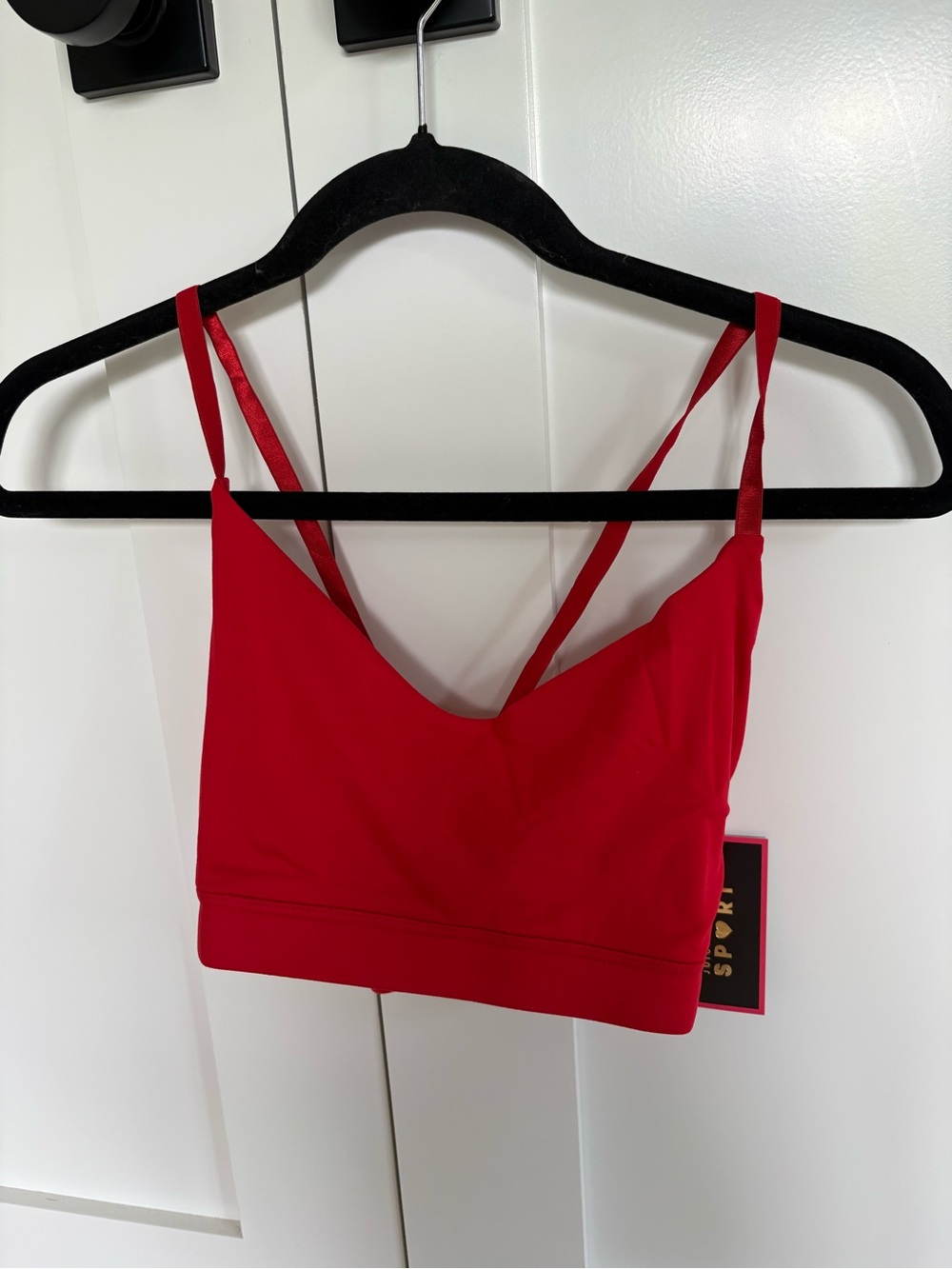 New Juicy court sport Red Strappy. Size large
